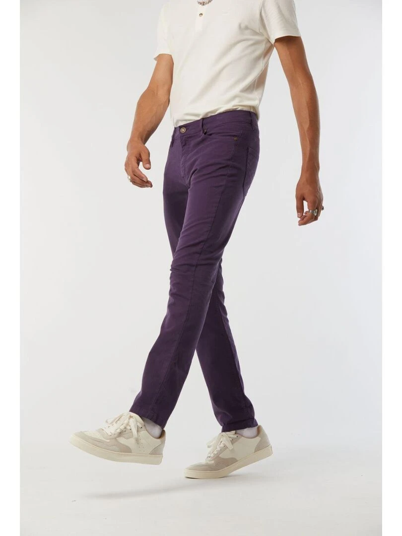 Lee Cooper Pantalon coton straight LC126ZP 9803 Violet