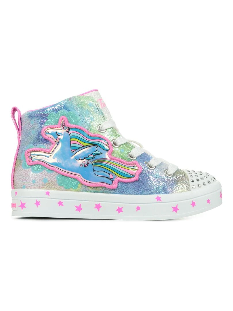 Baskets Skechers S Lights Twi Lites 2.0 Unicorn Galaxy Multicolore
