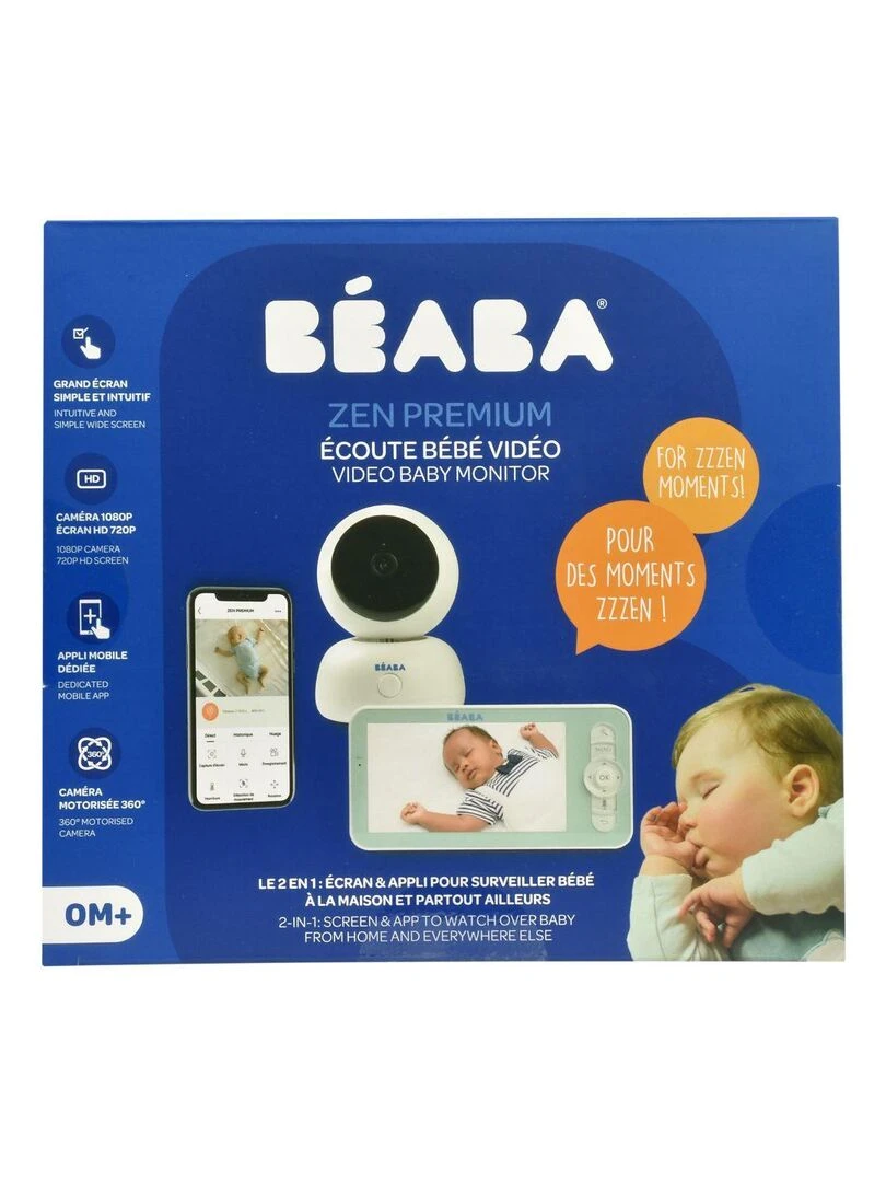 Babyphone vidéo Zen Premium   Blanc