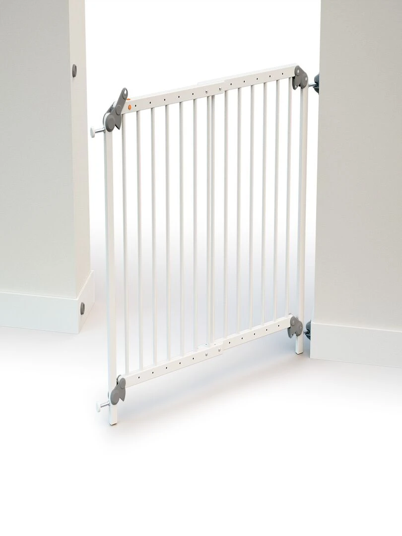 WEBABY Barrière de sécurité extensible Blanc