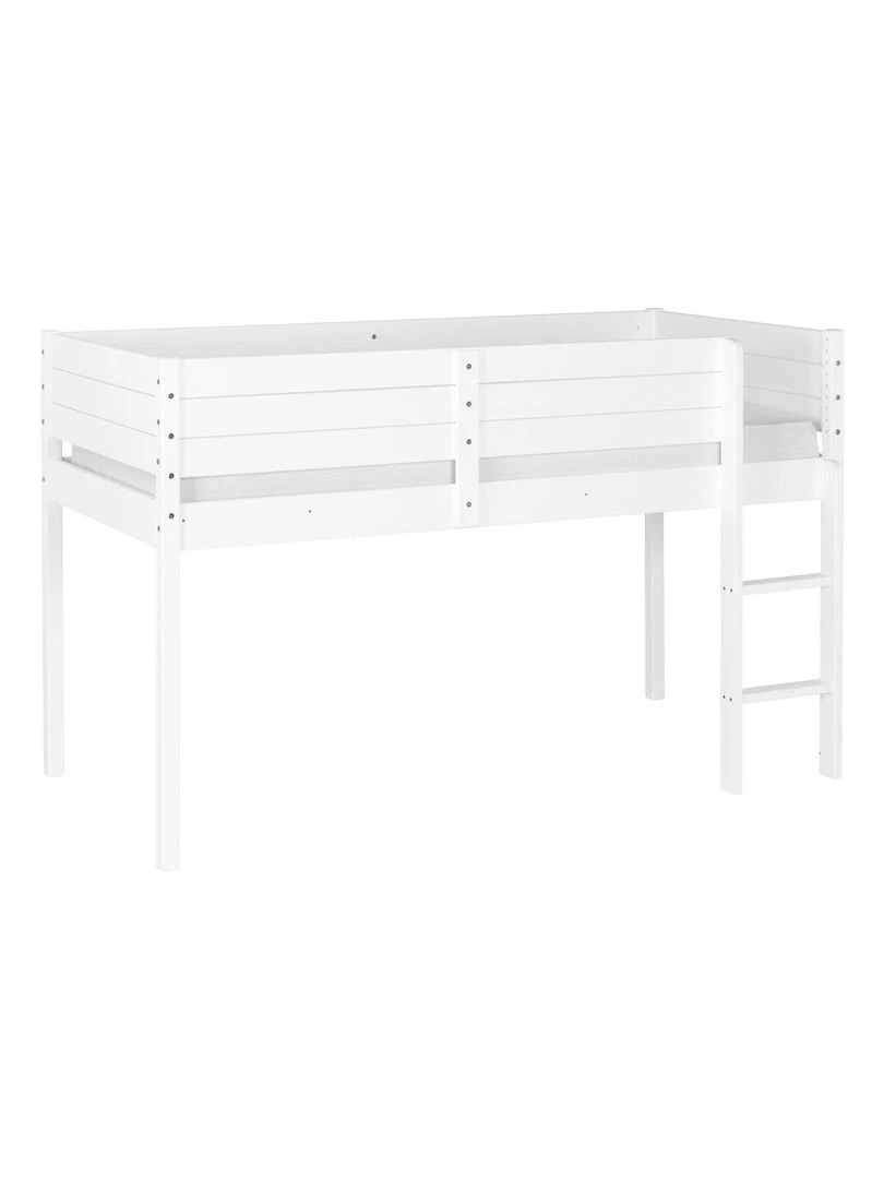 Lit mi hauteur Davon AKITEN RETAIL Blanc Blanc
