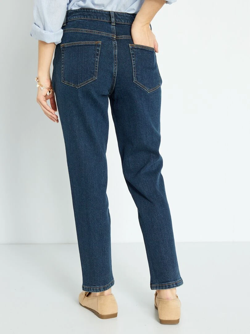Jean mom à taille très haute   L28   Brut