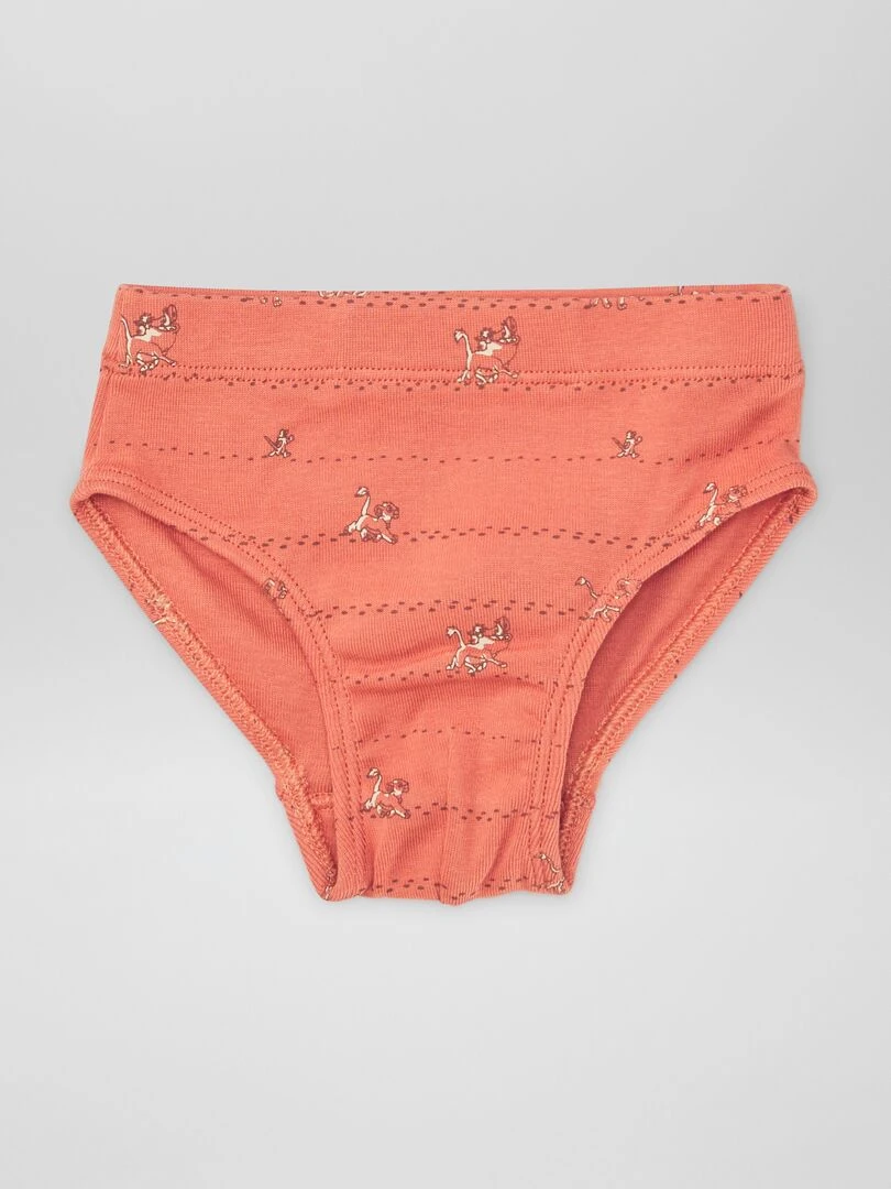 Lot de 3 slips 'Simba' de 'Disney' Orange