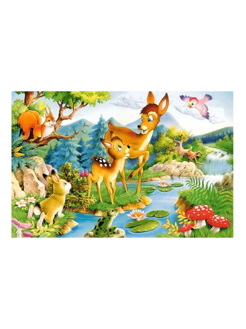 Puzzle 120 pièces : Bambi et sa maman N/A