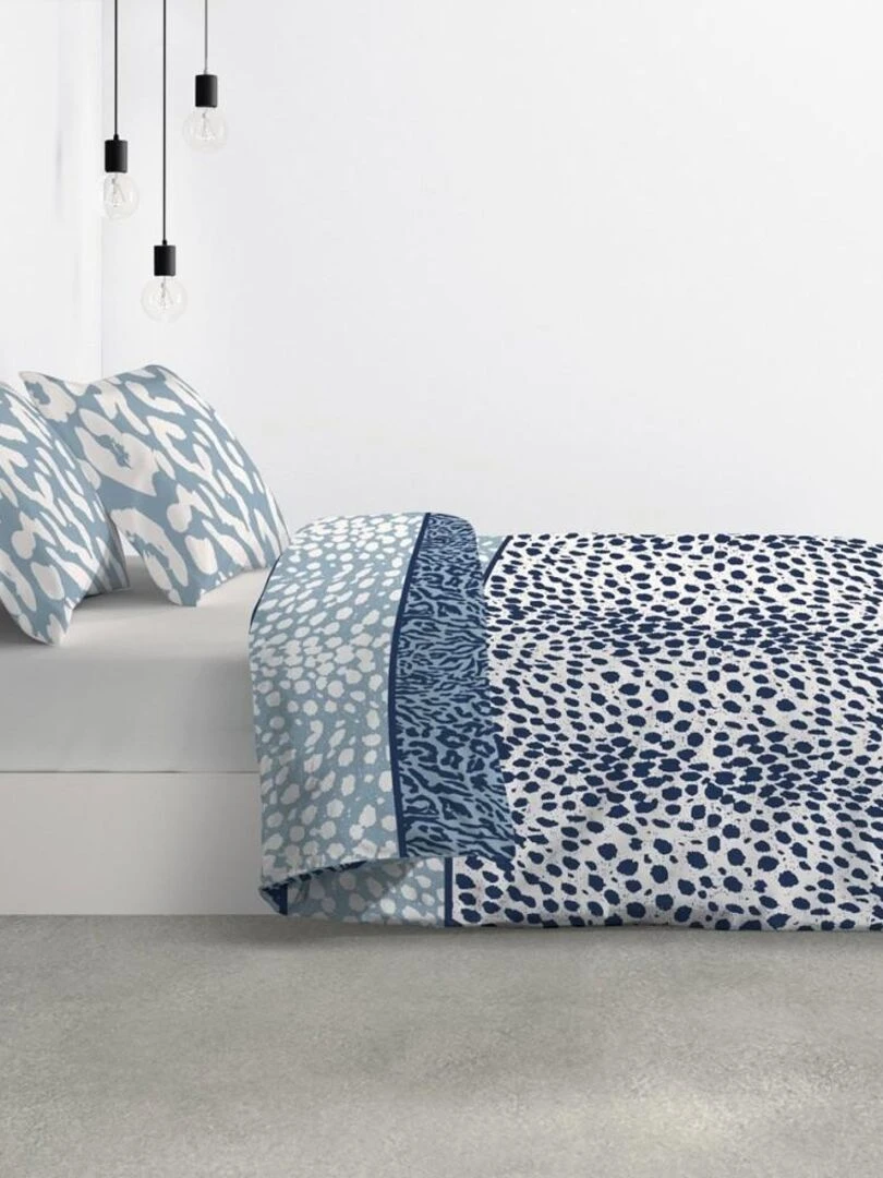 Housse de couette  Kentia + taie(s) 100% coton   Blanc