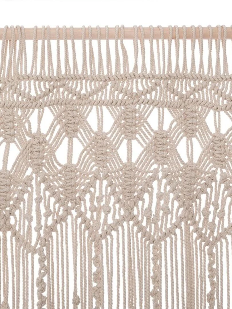 Rideau fil en macramé Été 90x200 cm   Beige