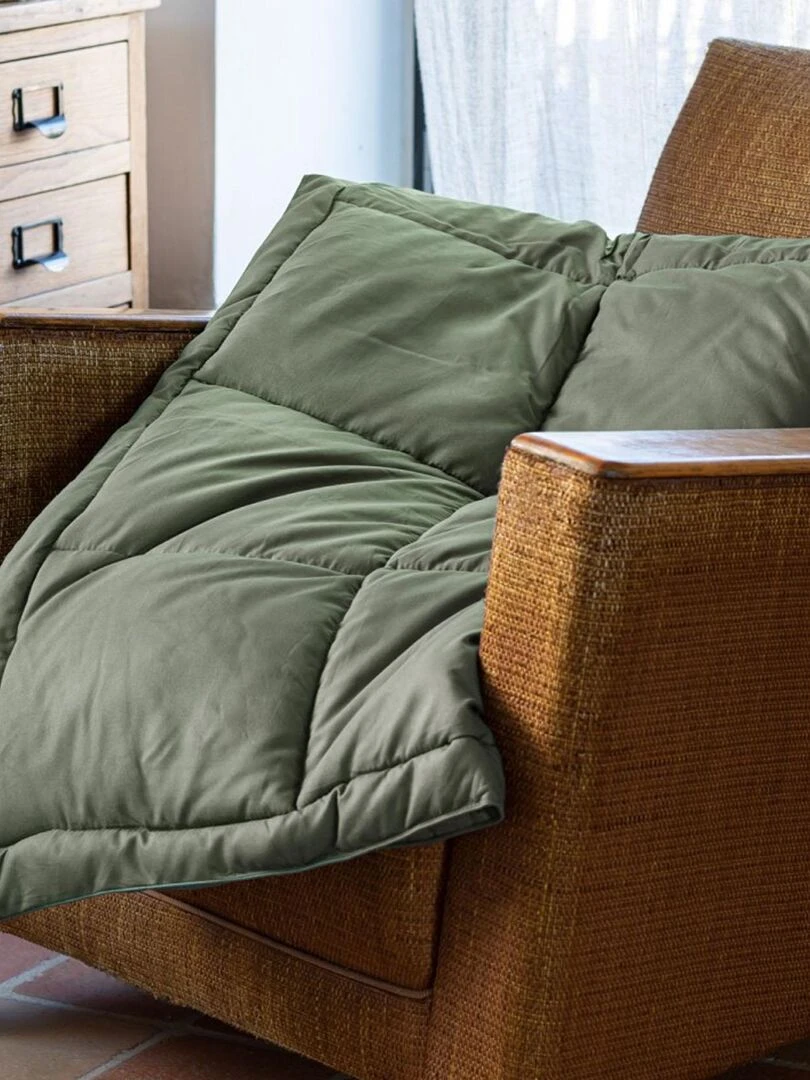 Édredon Effet duvet Kaki