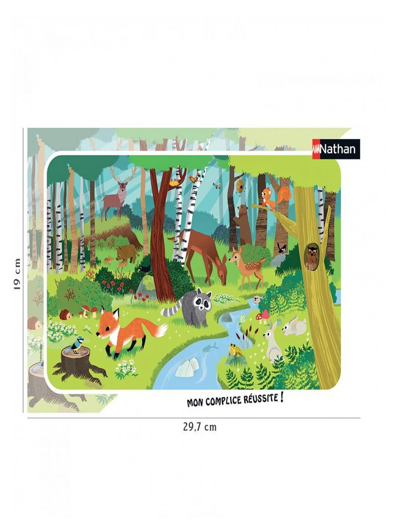 Puzzle Cadre 15 P  Les Animaux De La Foret   N/A
