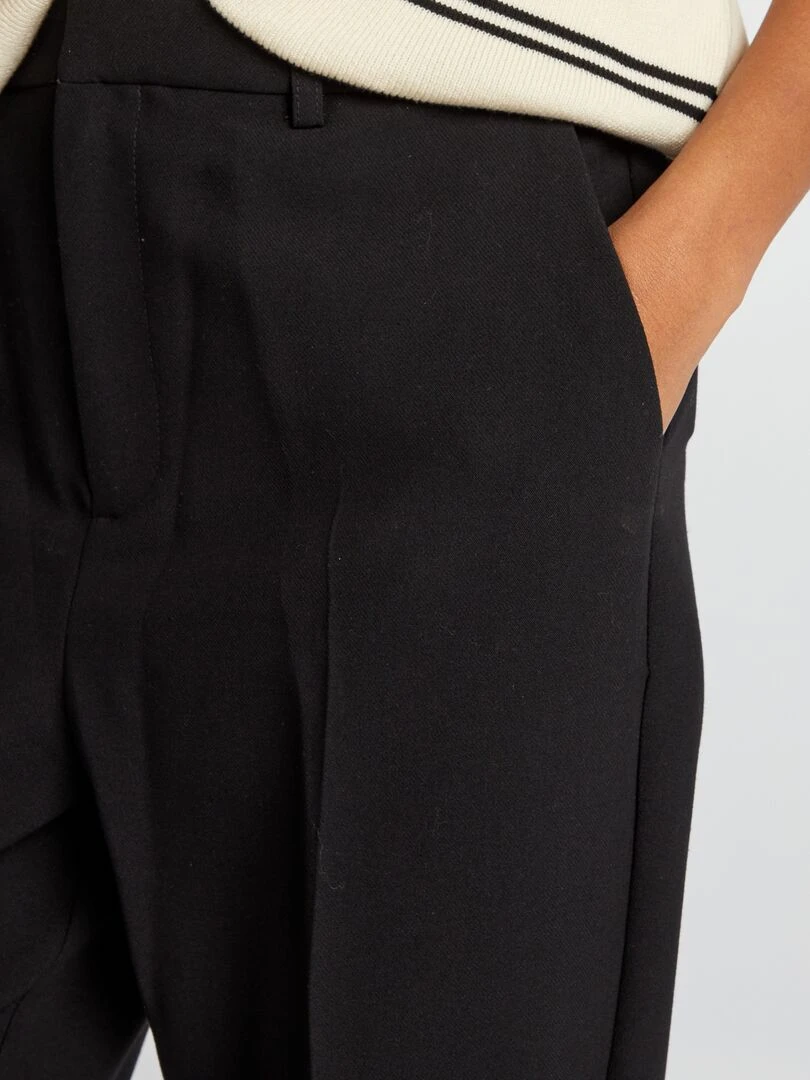 Pantalon cigarette   noir
