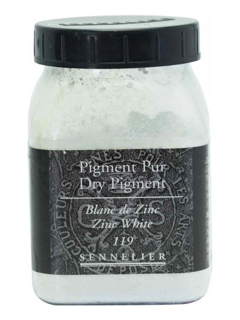 Pigment pour création de peinture   pot 110 g   Blanc de Zinc   N/A