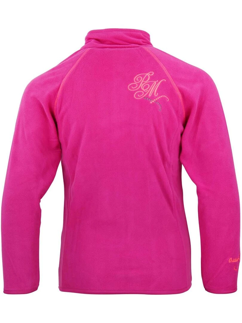 Blouson polaire fille FAFONE PEAK MOUNTAIN Rose fushia