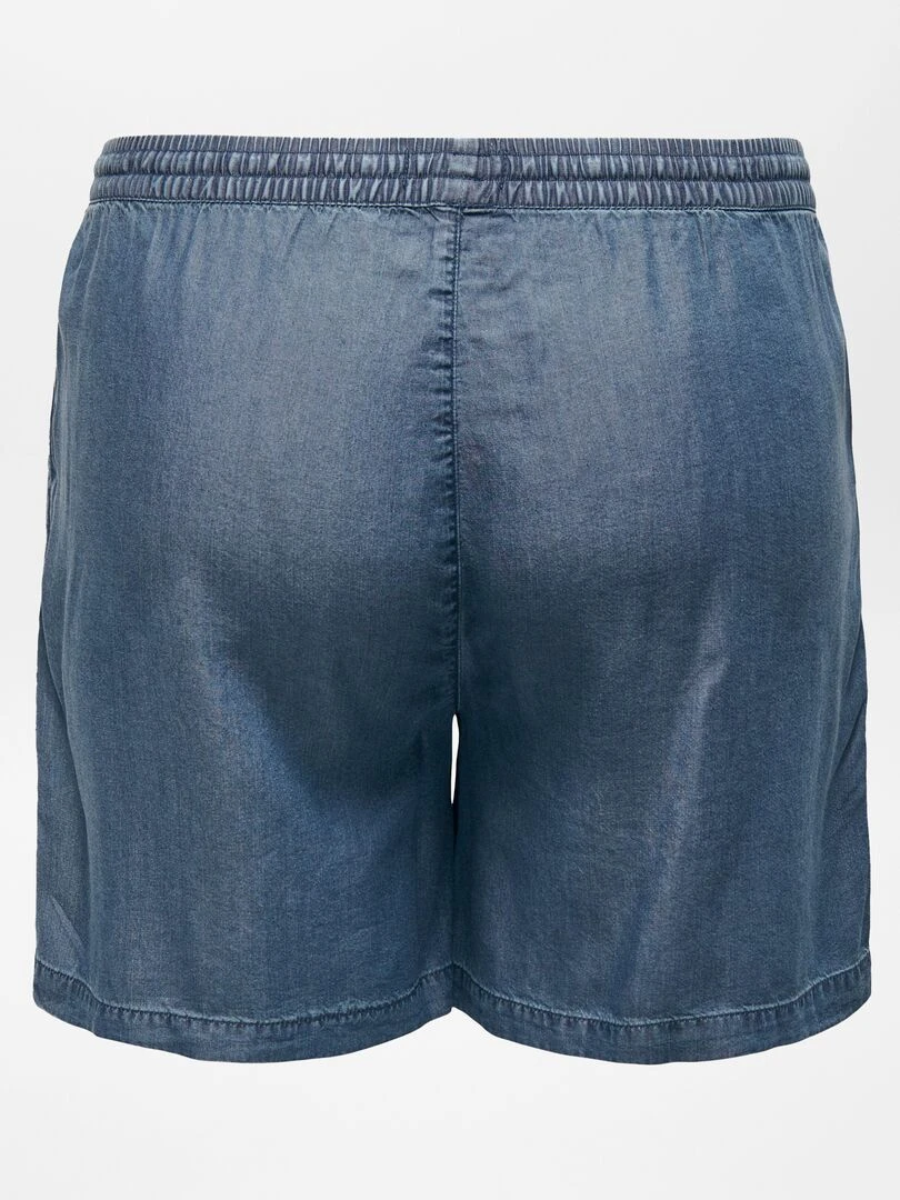 Short effet jean 'Only Carmakoma' NOIR