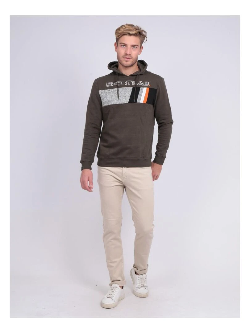 Sweat capuche WODESTO   Kaki