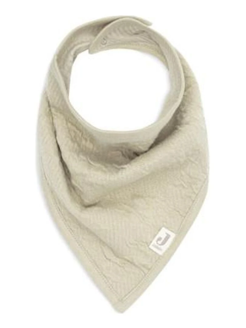 Bavoir Bandana Soft Waves Vert Olive (2pcs) Jollein Vert