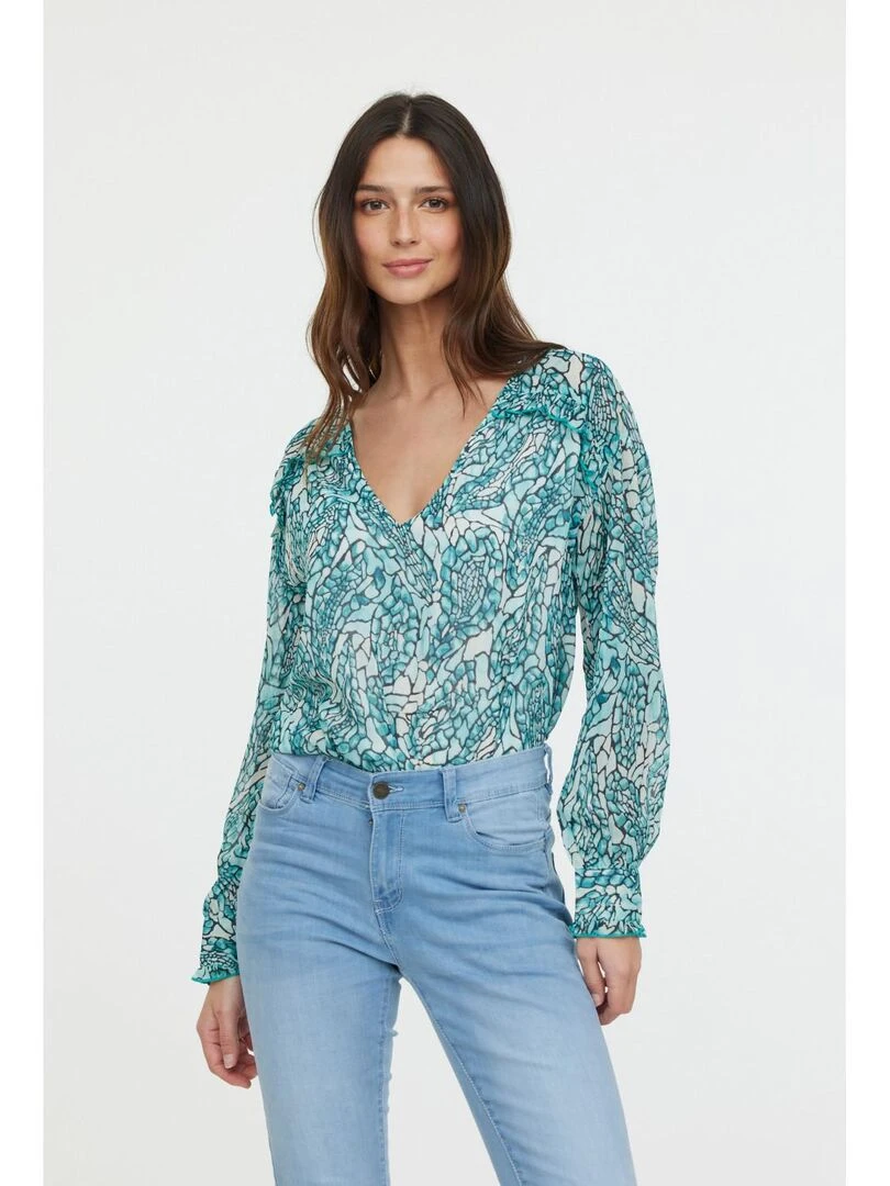 Lee Cooper Blouse manches longues polyester regular MIDENA Vert
