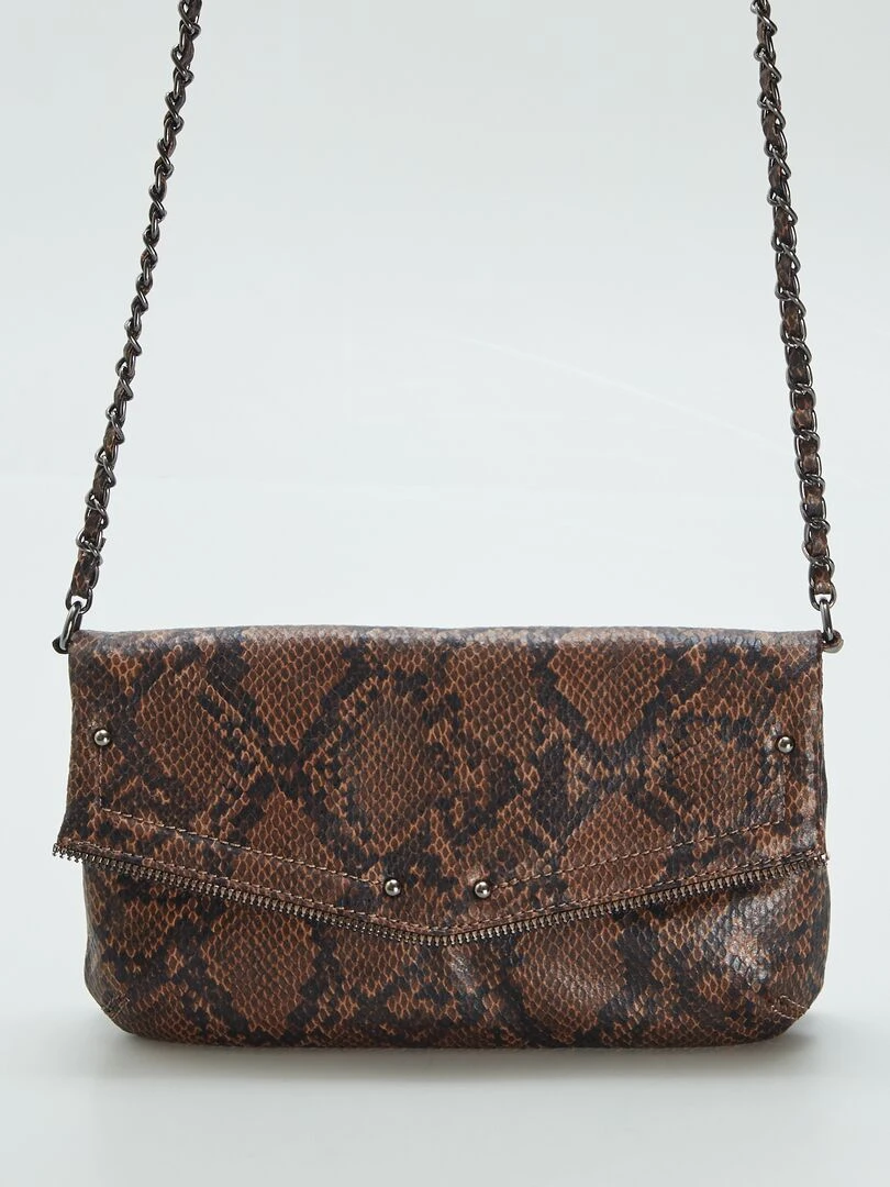 Sac enveloppe à chaine bandoulière   Python