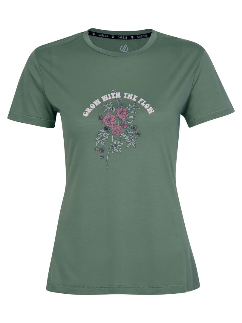 Dare 2B   T shirt GROW WITH THE FLOW   Vert