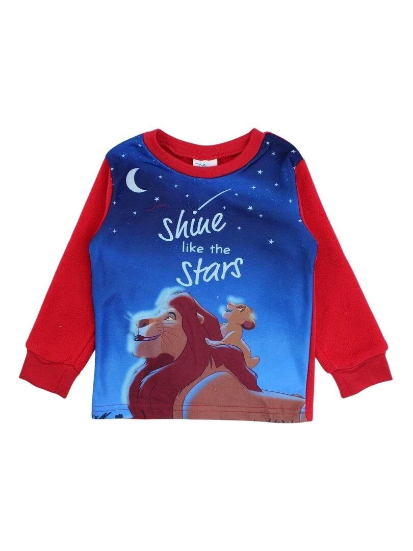 Disney Pyjama garçon imprimé Le Roi Lion Rouge