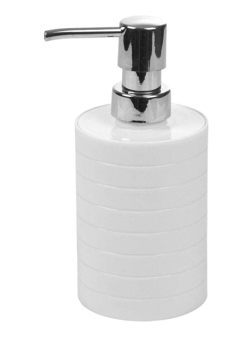 Distributeur de Savon Urban Strie Blanc Blanc