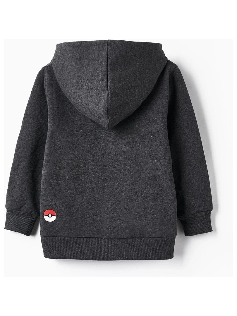 Manteau avec Capuche pour Garçon 'Pikachu Pokémon' LICENSE Gris foncé