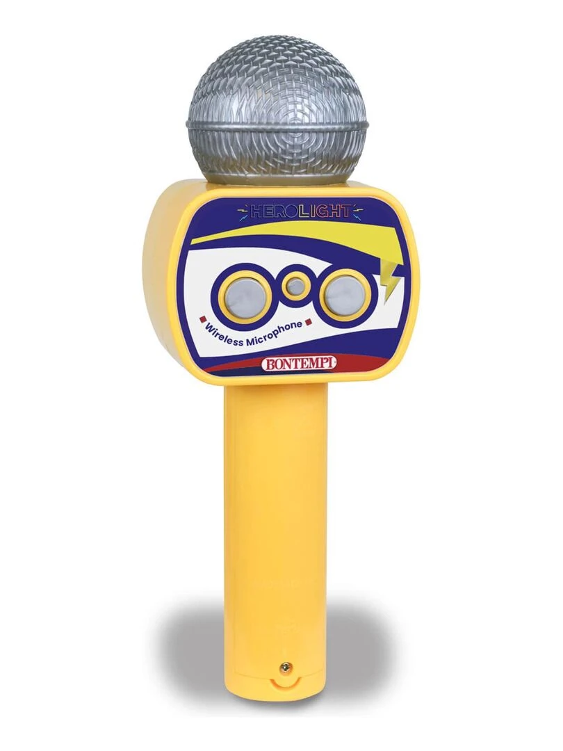 Micro avec haut parleur connexion sans fil et effets lumineux N/A