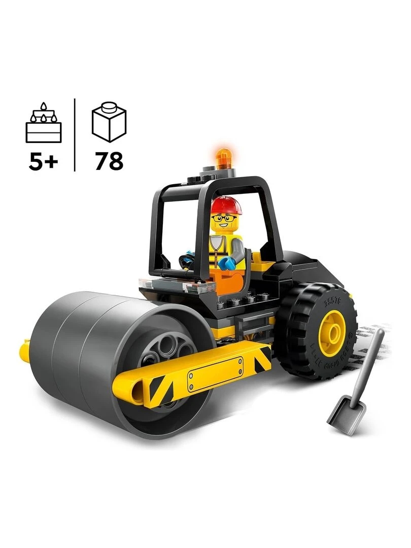 Le rouleau compresseur de chantier   N/A