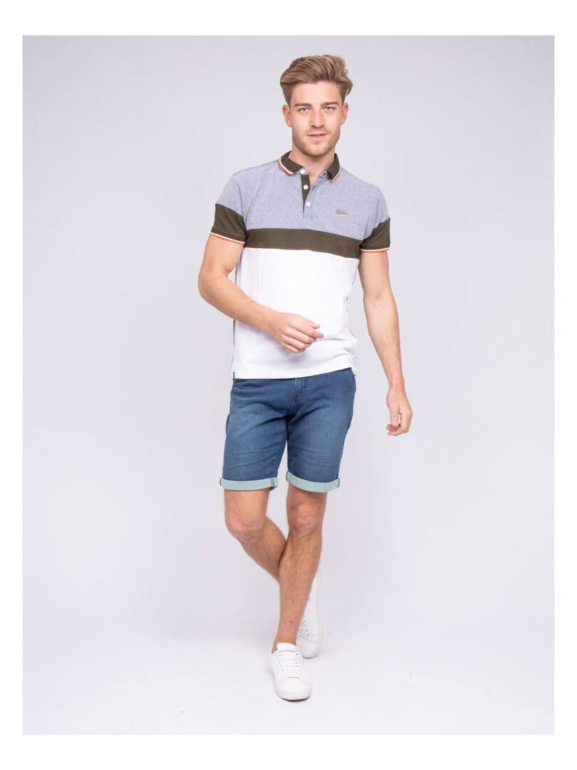 Polo pur coton PECOLO   Kaki