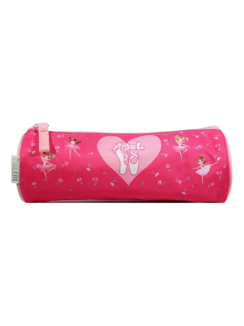 BAGTROTTER Trousse scolaire ronde Phileas Danseuses Rose Rose