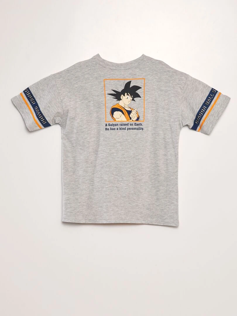 Tee shirt imprimé 'Dragon Ball Z'   Gris