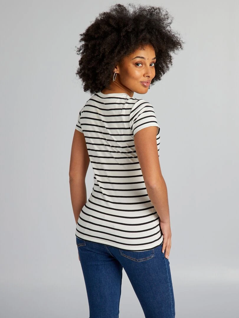 Tee shirt de maternité   Blanc