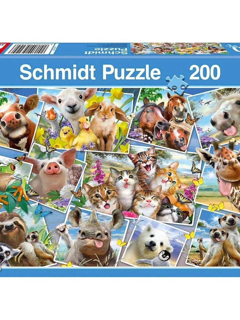 Puzzle 200 pièces : Selfies animaliers N/A
