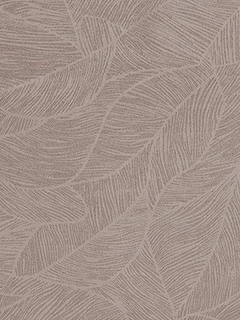Rideau occultant avec feuilles en relief Beige clair
