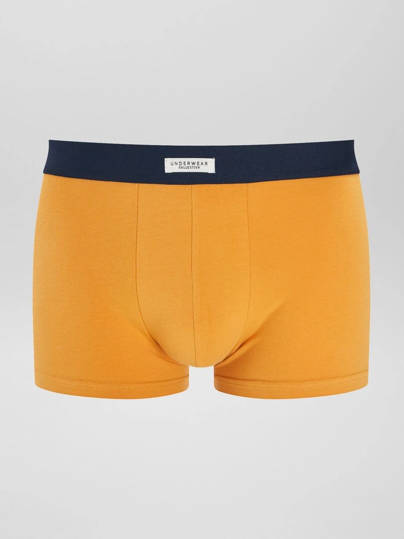 Lot 3 boxers stretch   Jaune