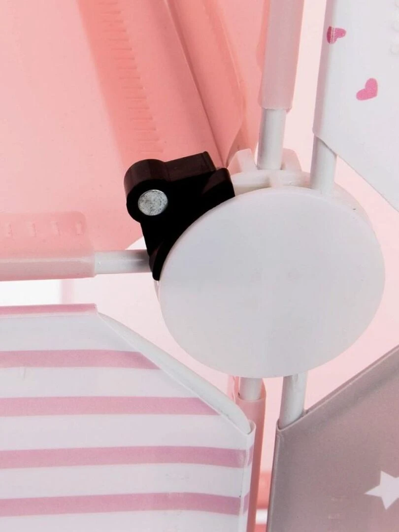 Meuble de rangement enfant château rose   Rose