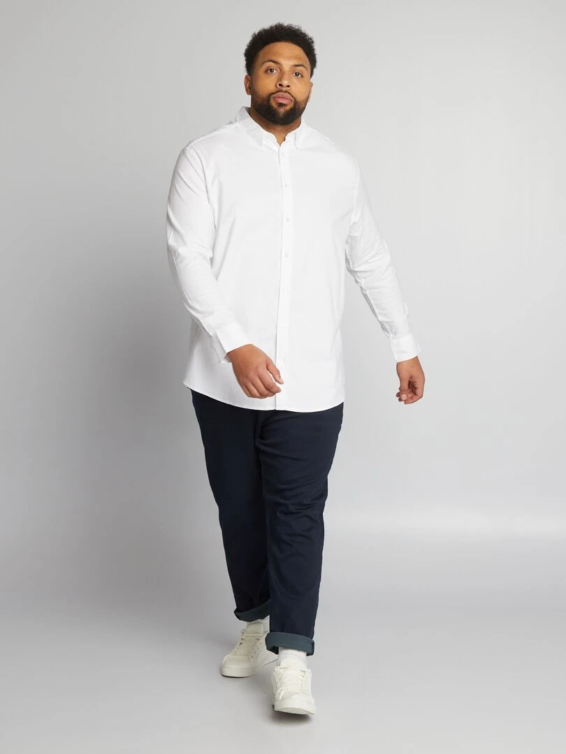 Jean slim à 5 poches L30 Bleu marine