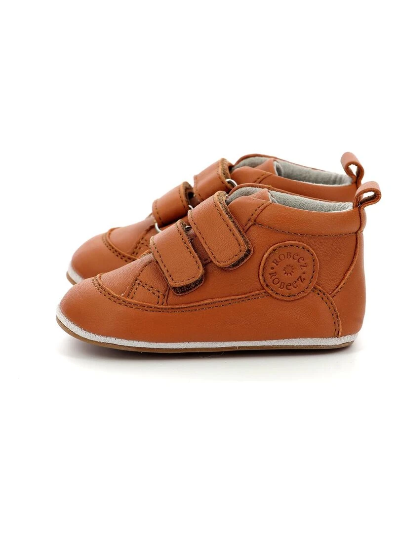 Chaussons Cuir Robycratch   Marron