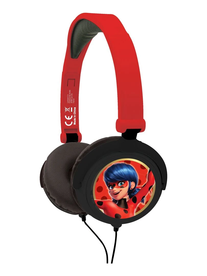 Casque Stéréo Filaire Pliable Pour Enfants Avec Limitation De Volume D'écoute Miraculous N/A