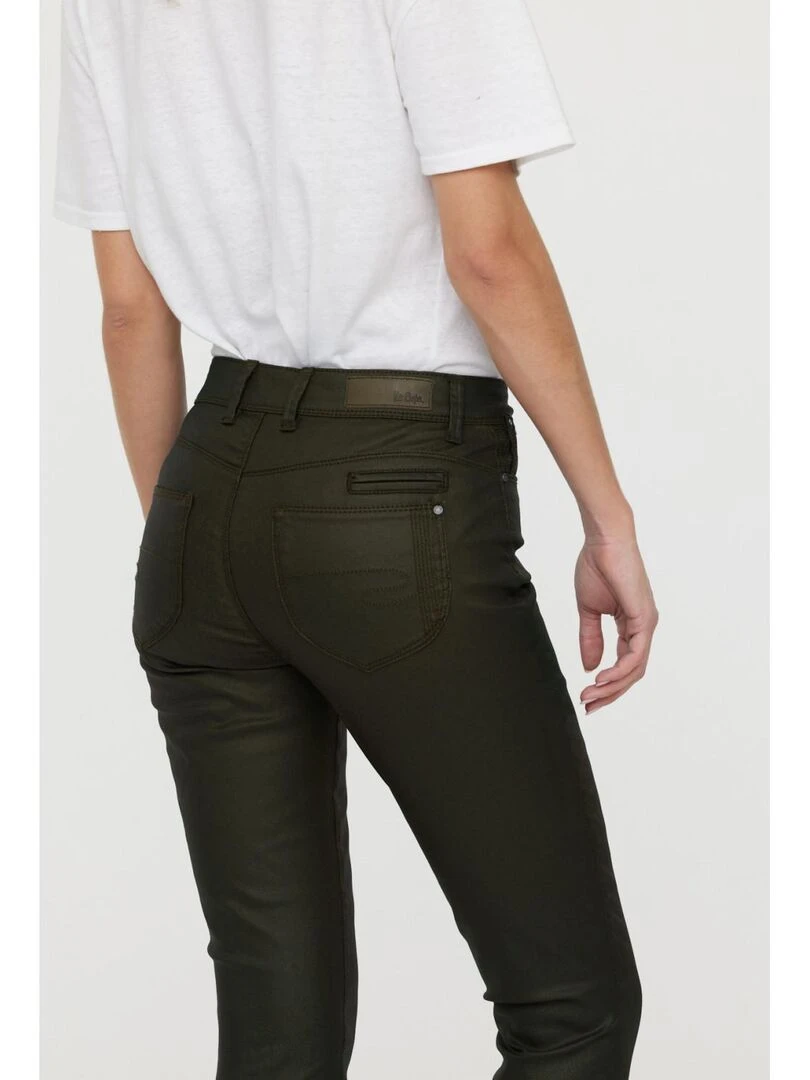Lee Cooper   Pantalon coton slim push up JANA   Kaki