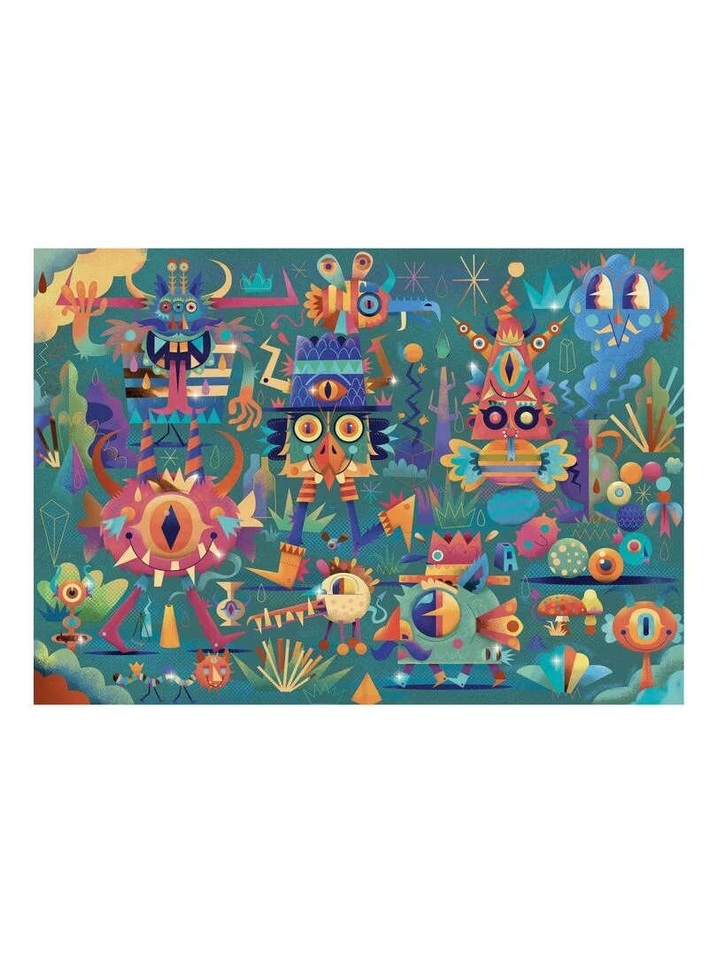 Wizzy Puzzles   La fête des monstres   50 pcs   N/A