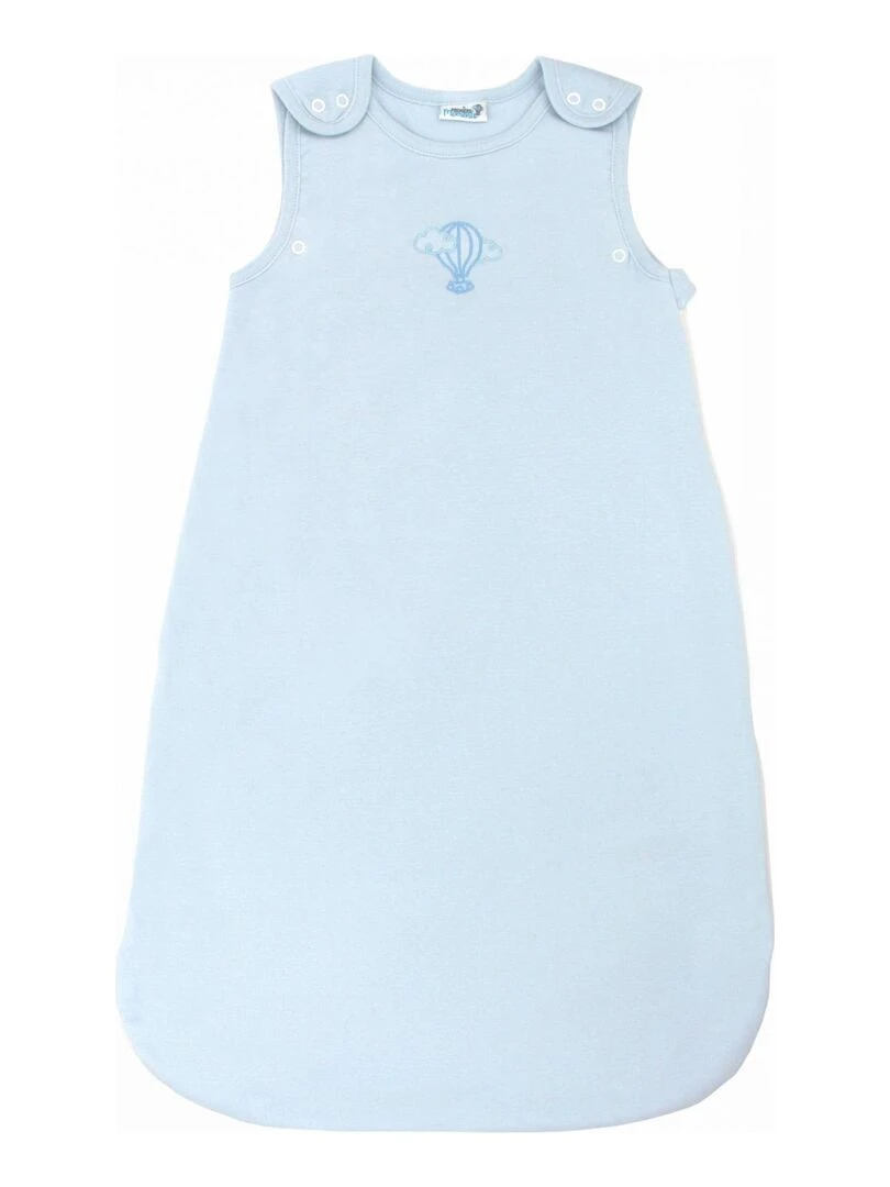 Gigoteuse Été Évolutive 3 6 mois Coton Bio couleur Azur Bleu clair