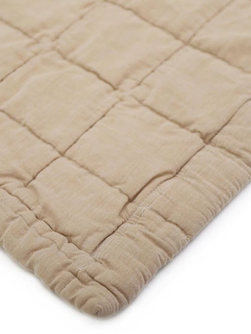 Baby Relax Tapis Coton Anna Caramel Lave par Nattiot   100 x 140   Marron caramel