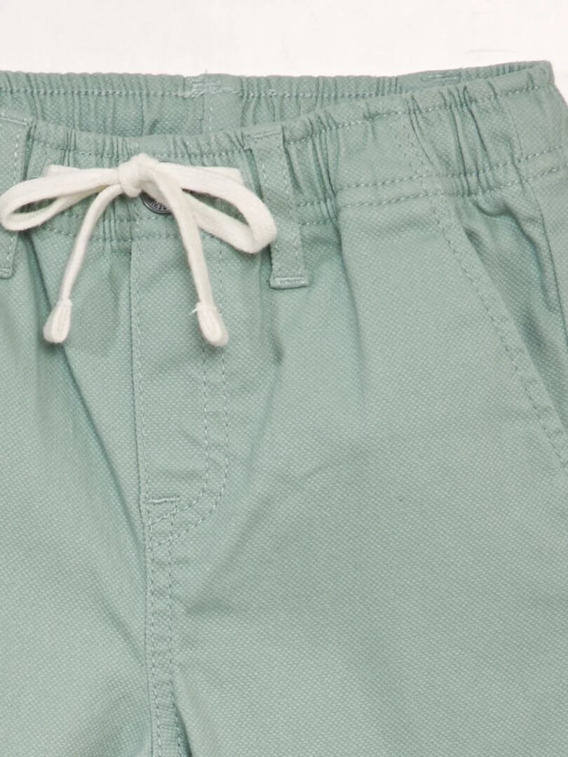 Pantalon à taille élastiquée   So Easy   Vert clair