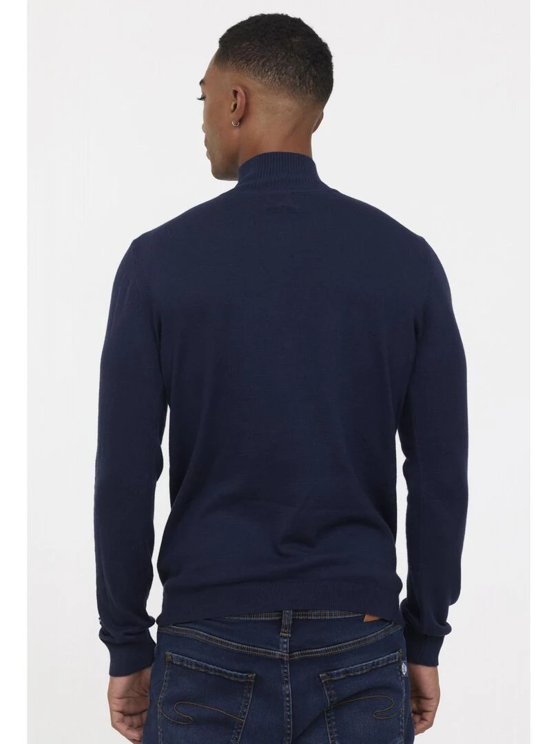 Lee Cooper   Pull manches longues coton regular CAPIR   Bleu marine