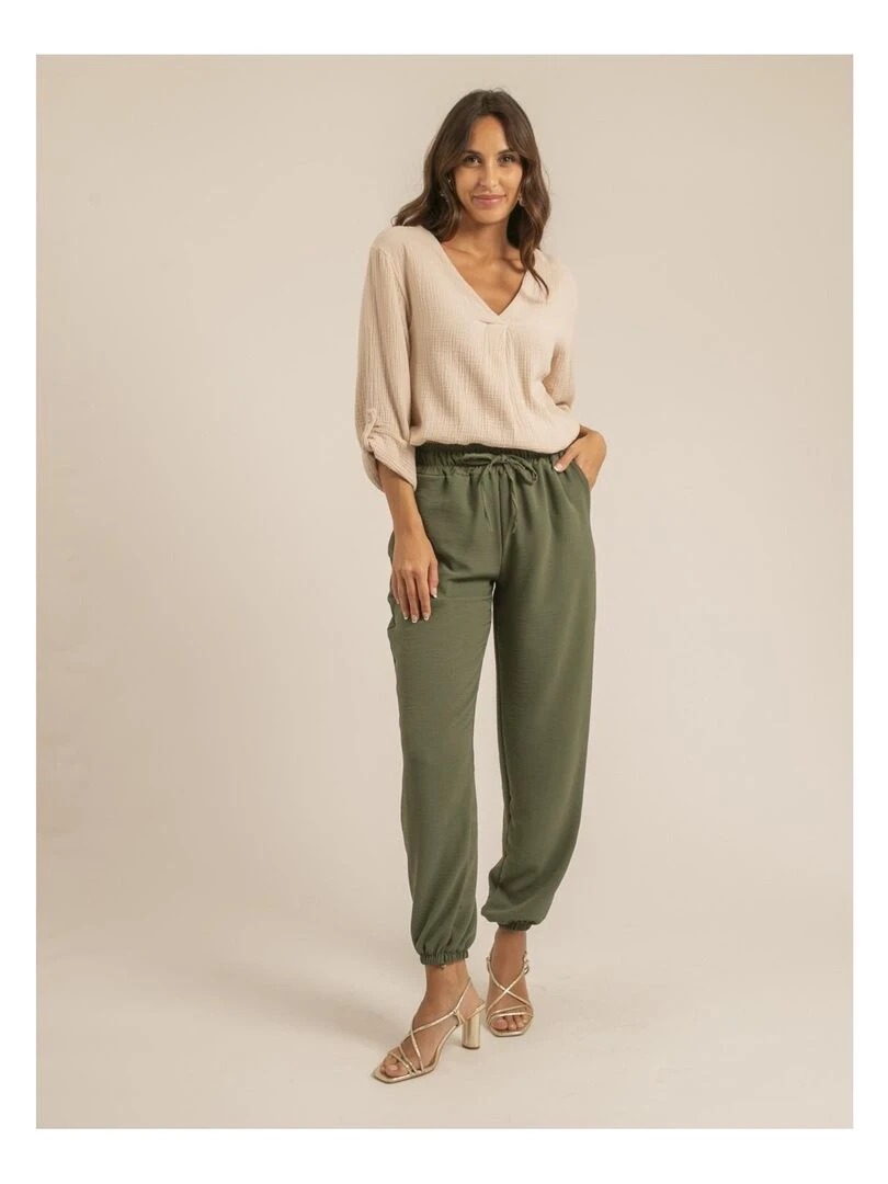 Pantalon EDANIA   Kaki
