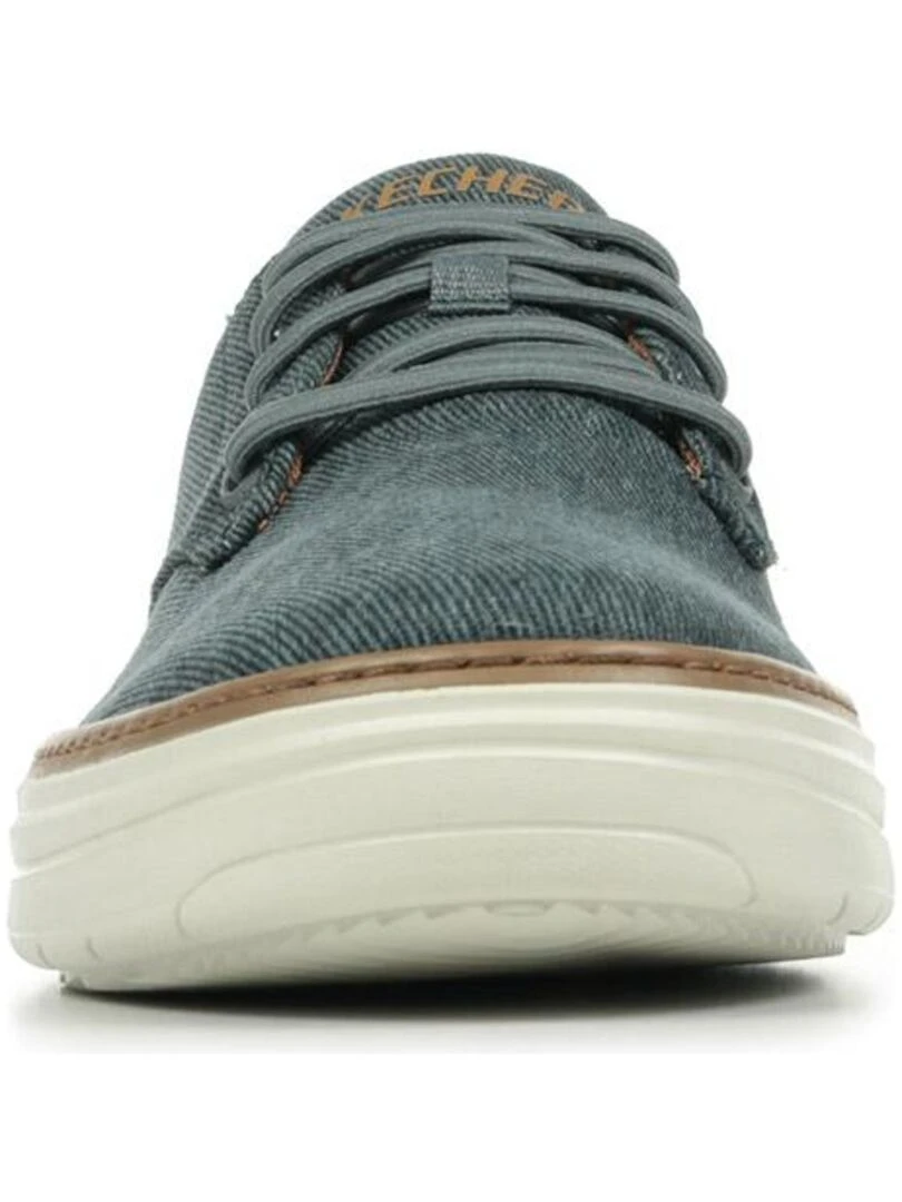 Baskets Skechers Hyland Ratner   Bleu Marron