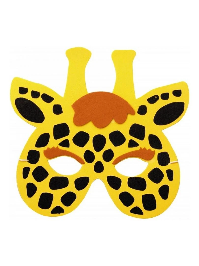 MASQUE POUR ENFANT GIRAFE EVA Jaune