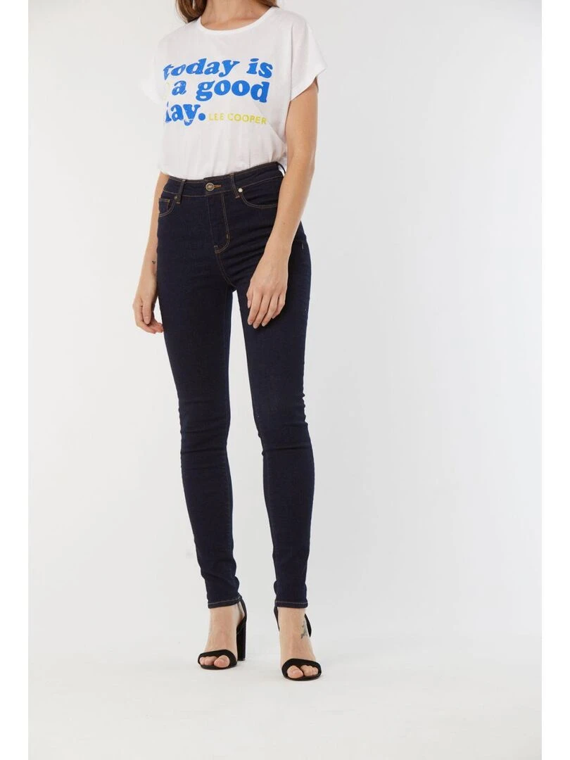 Lee Cooper Jean coton skinny LC115 Bleu
