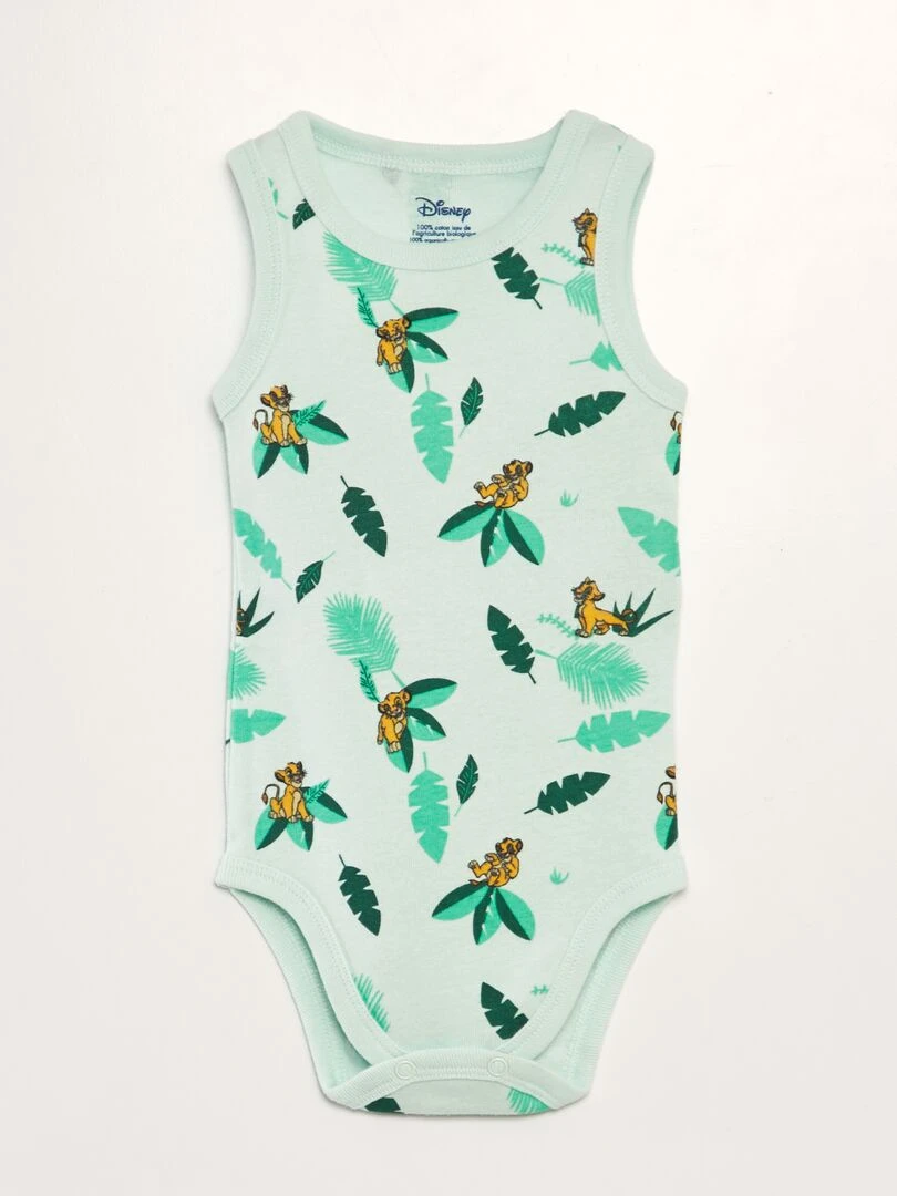 Lot de 2 bodies 'Disney'   Vert/blanc