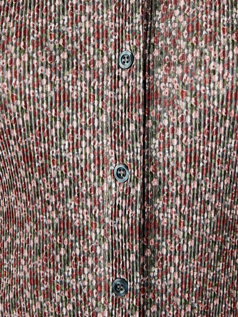 Chemisier plissé manches 3/4   Damart   Gris