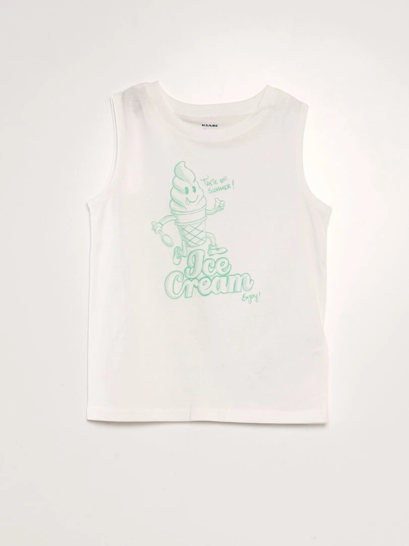 Lot de 2 débardeurs   BLANC